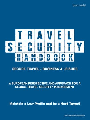 cover image of Travel Security Handbook